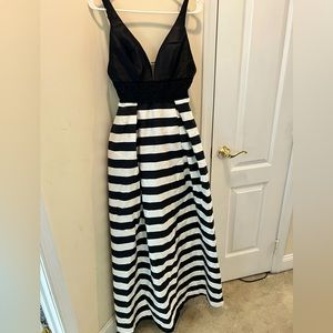 Fashion Nova “Kate Striped Gown”